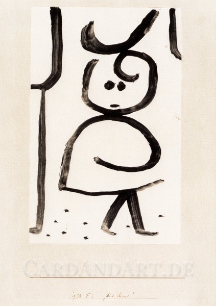 Klee Paul: X´chen - Postkarte