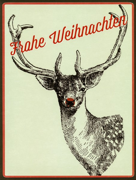 Frohe Weihnachten - PosterCard