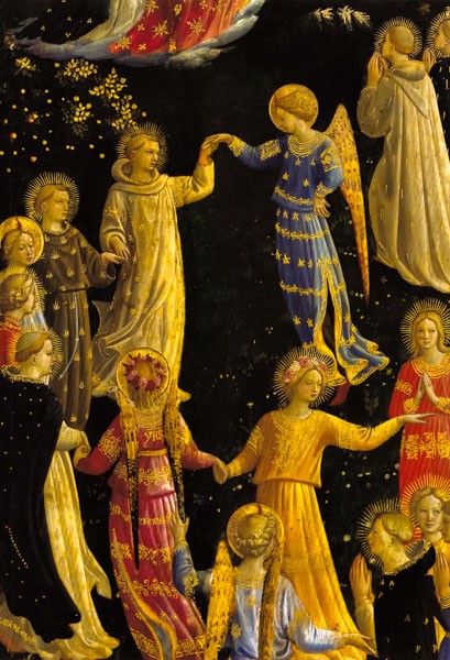 Fra Angelico: Das jüngste Gericht - Weihnachtskarte