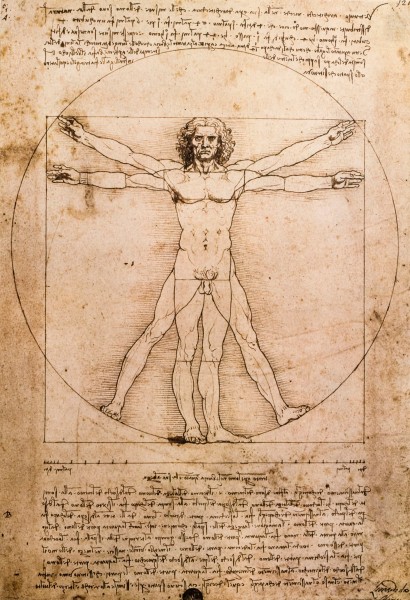 Leonardo da Vinci - Vitruvianischer Mensch, Poster