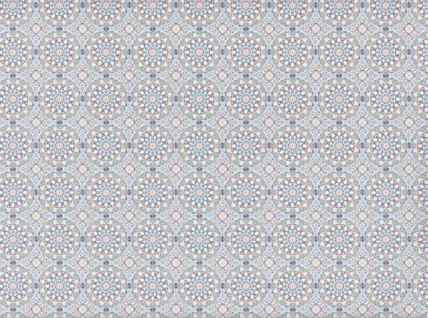 Blue Arabesque - Vergata Geschenkpapier