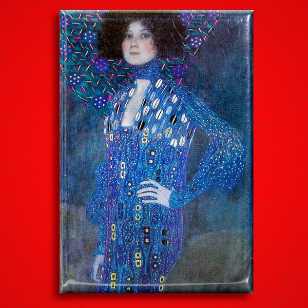 Klimt Gustav, Bildmis der Emilie Flöge - Magnet