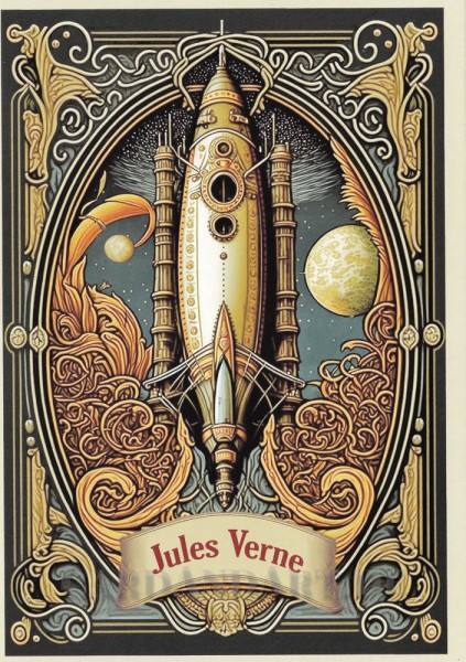 Gwenaelle Trolez - Jules Verne - Postkarte
