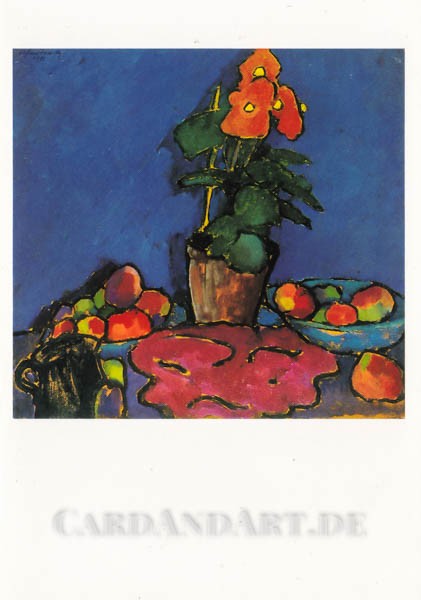 Jawlensky, A.: Stilleben mit Begonie - Klappkarte