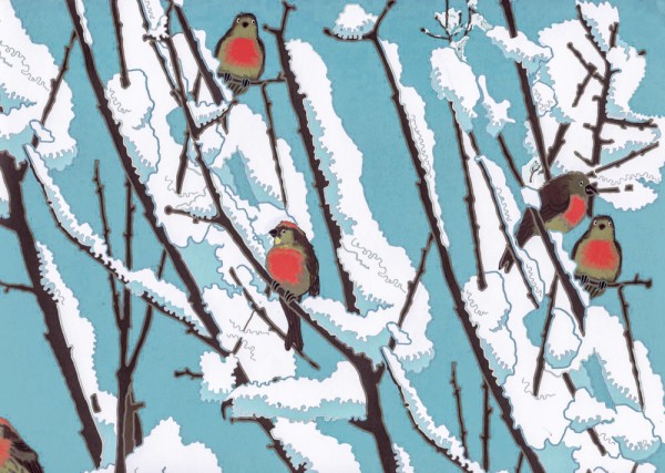 Little Winter Bird - Geschenkpapier