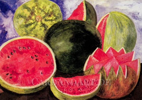 Kahlo, Frida: Viva la Vida - Postkarte