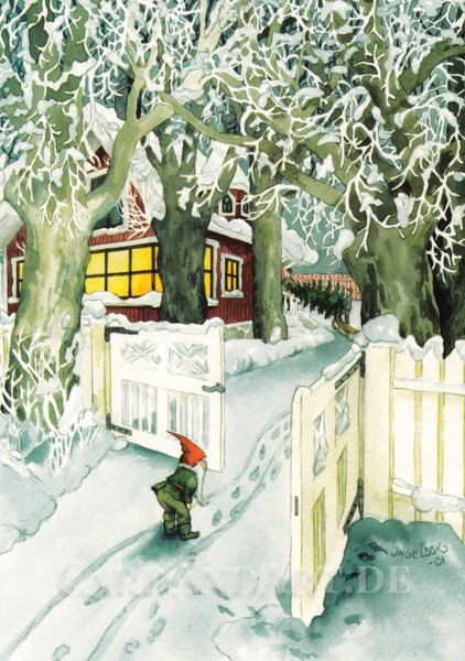 Inge Löök: Weihnachtliche Spurensuche - Postkarte Nr. 213 "NEU"