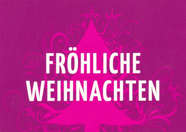 Fröhliche Weihnachten - Postkarte