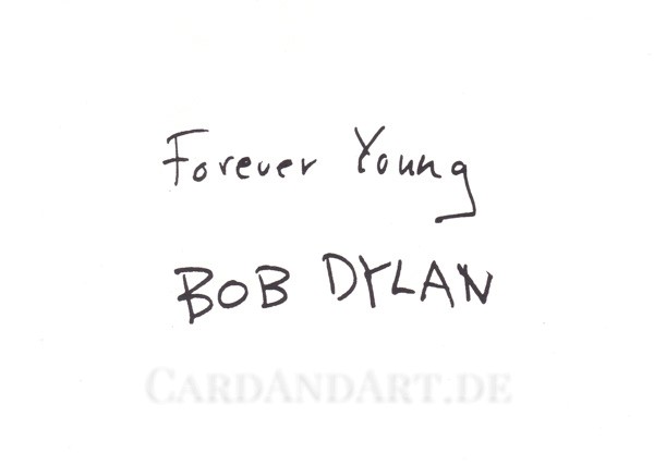 Bob Dylan: Forever Young - Postkarte