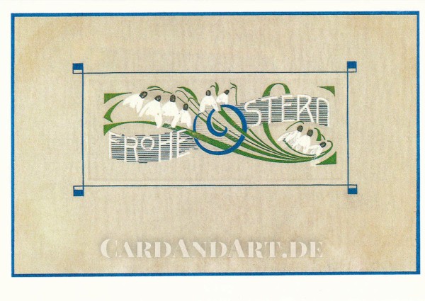 Osterpostkarte, um 1900 - Postkarte