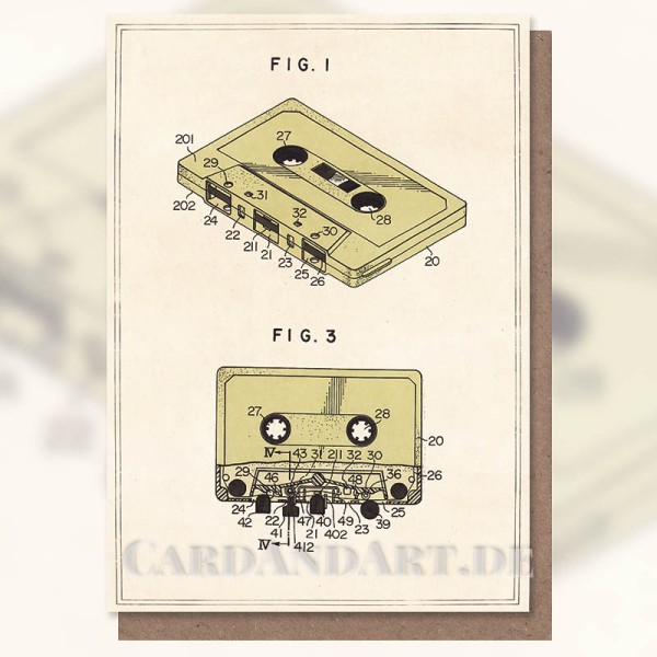 Compakt Casette - Klappkarte