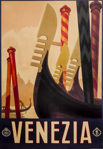 Venezia Gondole - Poster