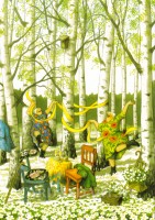 Inge Löök: Tanz in den Frühling - Postkarte Nr. 36 Inge Löök: Tanz in den Frühling - Postkarte Nr. 36