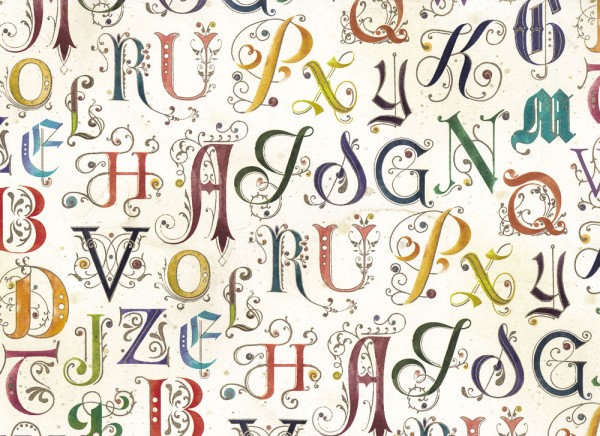 Alphabetum - Geschenkpapier Italien