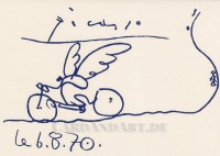 Picasso Pablo: Cyclist - Doppelkarte Picasso Pablo: Cyclist - Doppelkarte