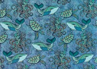 Deep Ocean - Geschenkpapier Deep Ocean - Geschenkpapier