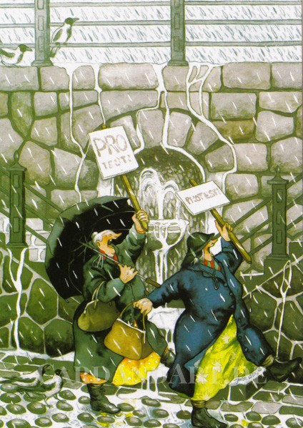 Inge Löök: Wir protestieren, ja! - Postkarte Nr. 30