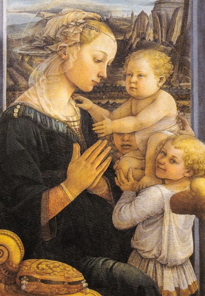 Filippo Lippi - Madonna mit Kind - Postkarte