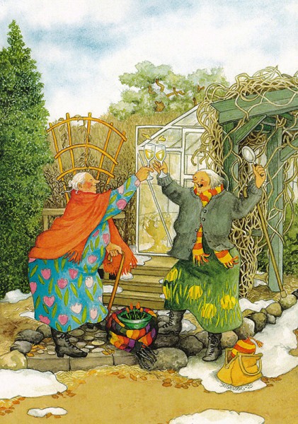 Inge Löök: Wr feiern das Leben - Postkarte Nr. 84