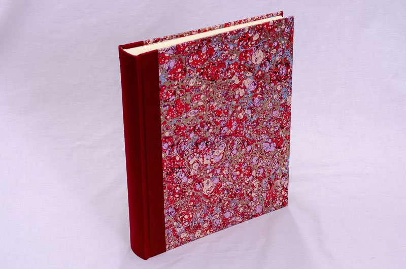 Fotoalbum gebunden mit Florentiner Papier