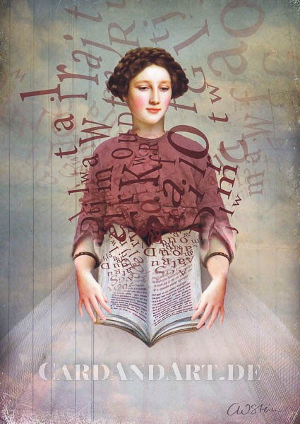 Catrin Welz-Stein, Märchenbuch - Postkarte