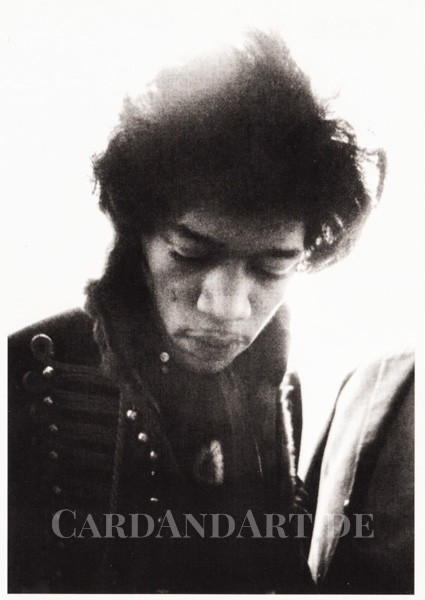Jimi Hendrix, Paris 1967 - Postkarte