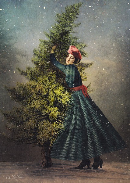 Welz-Stein, Catrin: Der Tannenbaum - Klappkarte