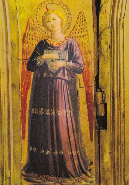 Fra Angelico - Musizierender Engel - Postkarte