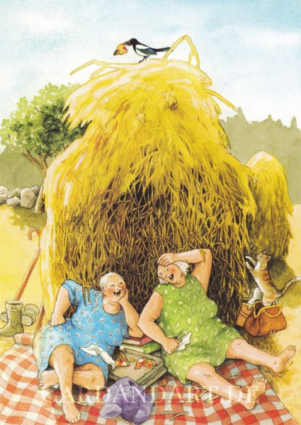 Inge Löök: Schattenplätzchen - Postkarte Nr. 76