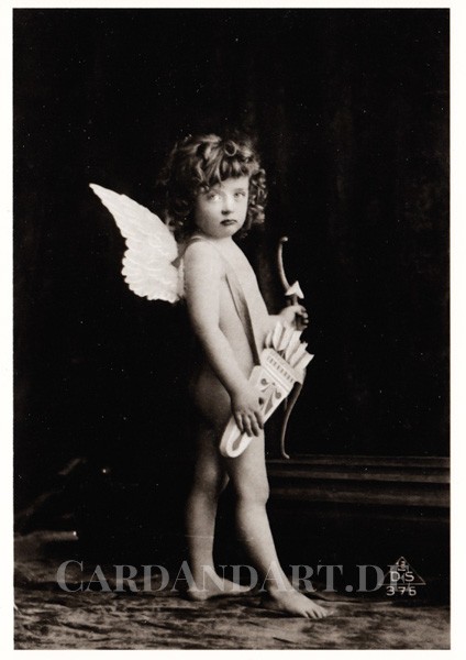 Engel - Cupid - Postkarte