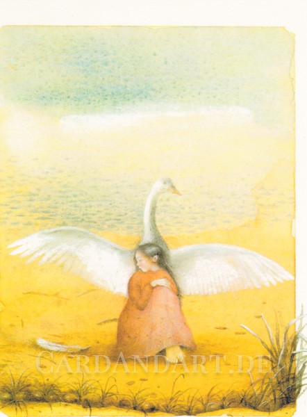 Kaarina Kaila: Die wilden Schwäne - Postkarte