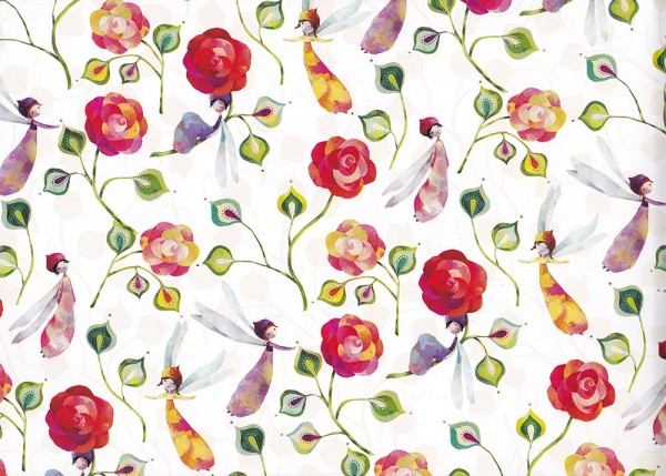 Rosenzauber - Geschenkpapier Aurélie Blanz