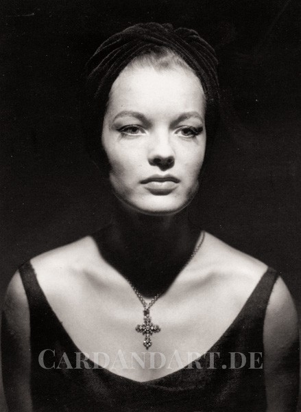 Romy Schneider, Hamburg 1961 Postkarte