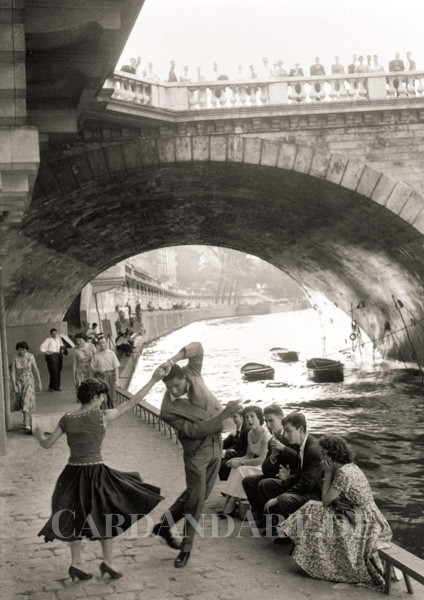 Rock´n Roll, Paris 1950er - Postkarte