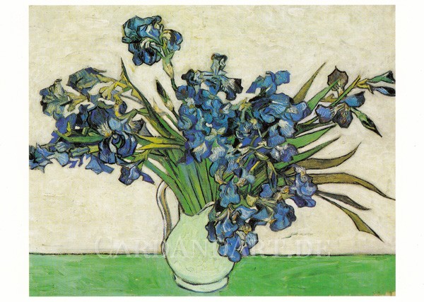 Vincent van Gogh: Iris - Postkarte