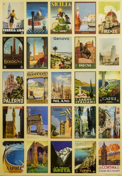 Cartoline D'Italia - Poster