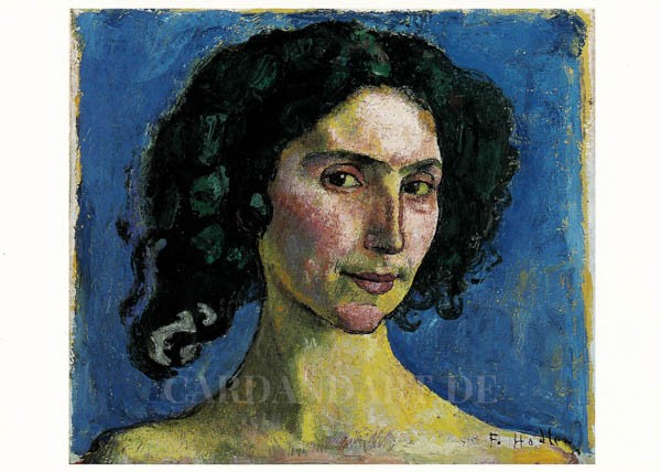 Hodler Ferdinand: Kopfstudie einer Italienerin - Postkarte