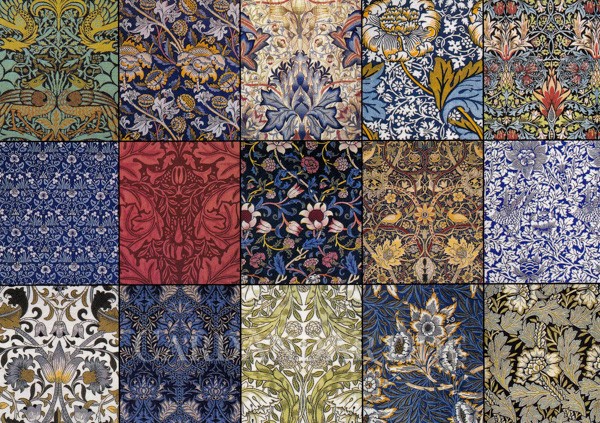William Morris - Textilentwürfe - Postkarte