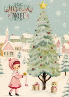 Gwenaelle Trolez - Es schneit - Postkarte Gwenaelle Trolez - Es schneit - Postkarte