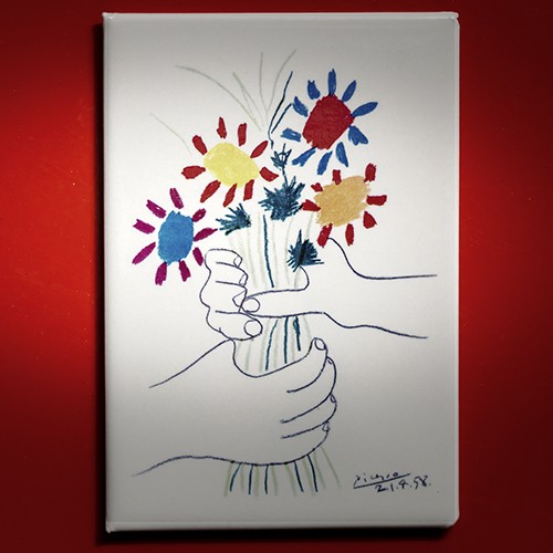 Picasso, Bouquet de fleurs - Magnet