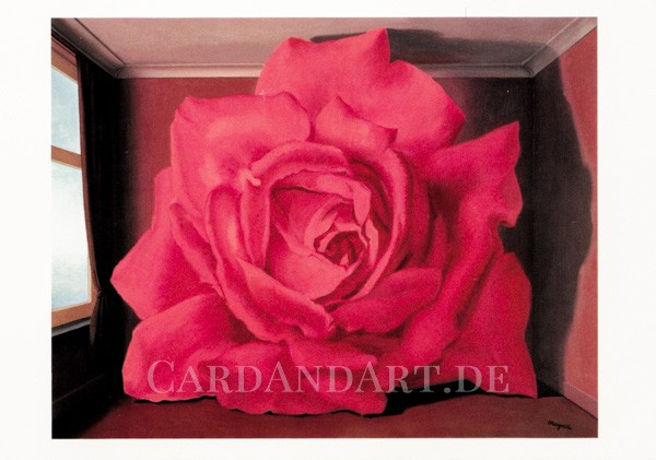 Magritte: Le Tombeau des Lutteurs - Postkarte