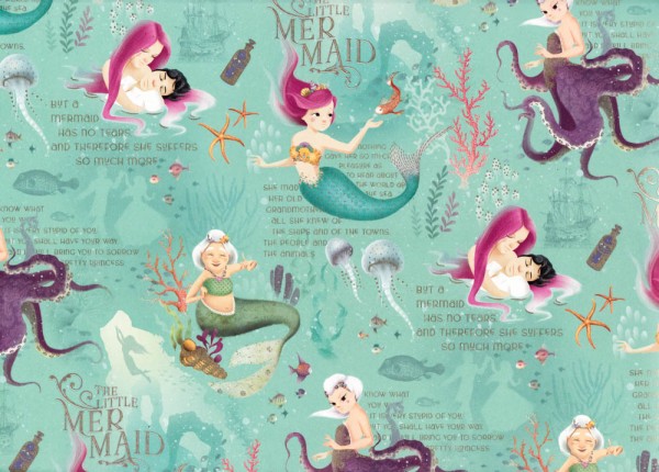 Little Mermaid - Geschenkpapier