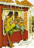 Inge Löök: Tauwetter - Postkarte Nr. 73 Inge Löök: Tauwetter - Postkarte Nr. 73