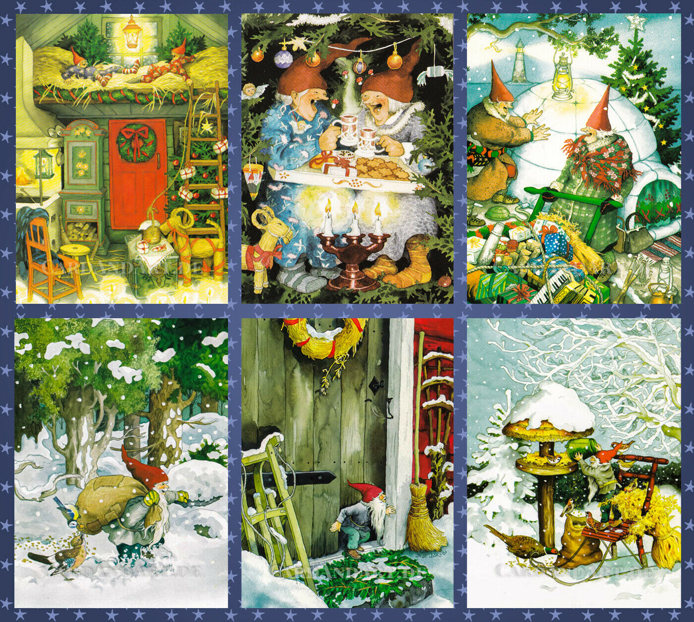 Inge Löök 6 Postkarten Set 11 | NEU | | CardAndArt