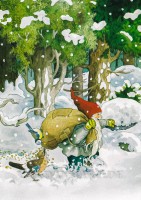 Inge Löök: Wichtels Futtersack - Postkarte Nr. 225 Inge Löök: Wichtels Futtersack - Postkarte Nr. 225