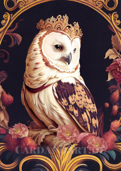 Gwenaelle Trolez - Eule - Postkarte