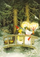Inge Löök: Julfest - Santa Lucia - Postkarte Nr. 51 Inge Löök: Julfest - Santa Lucia - Postkarte Nr. 51